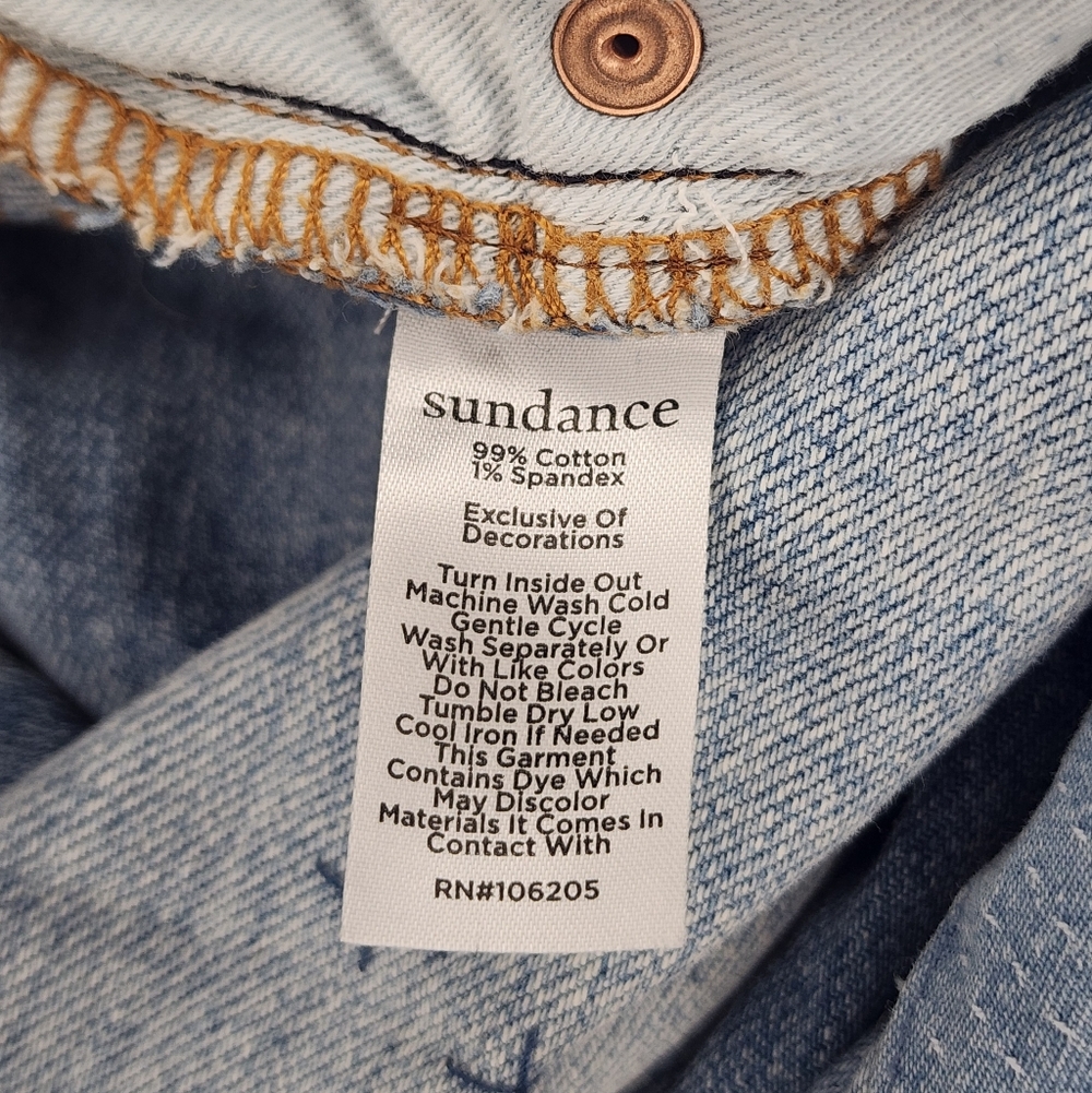 ​Sundance Patchwork Boro Embroidered Straight Leg… - image 7